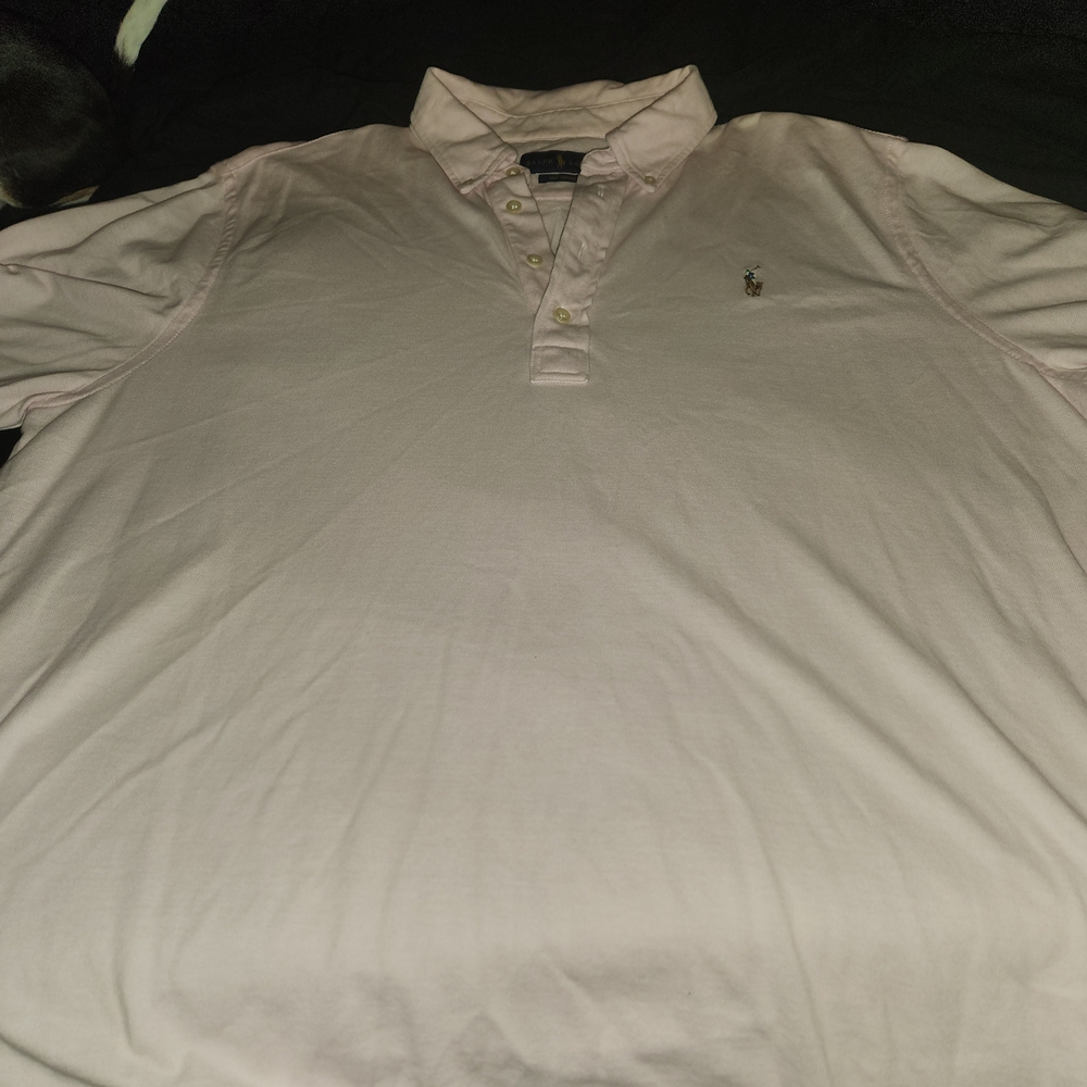 Ralph Lauren Blue Label Light Pink Polo Shirt XL